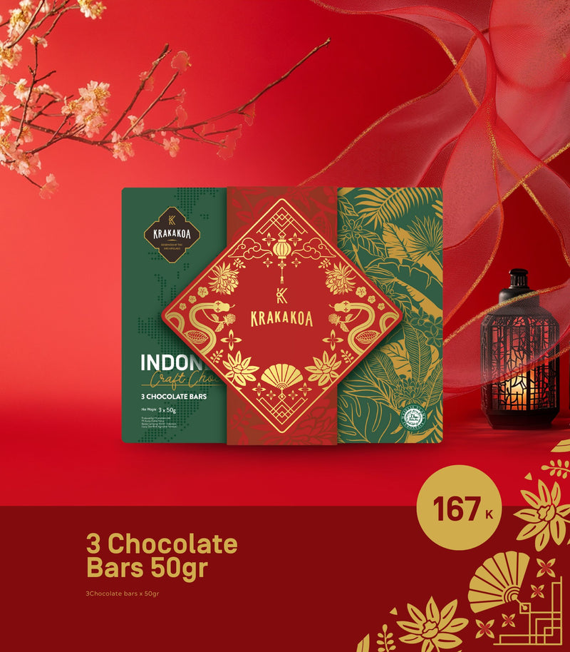 Chinese New Year Special - 3 Chocolate Bars 50gr