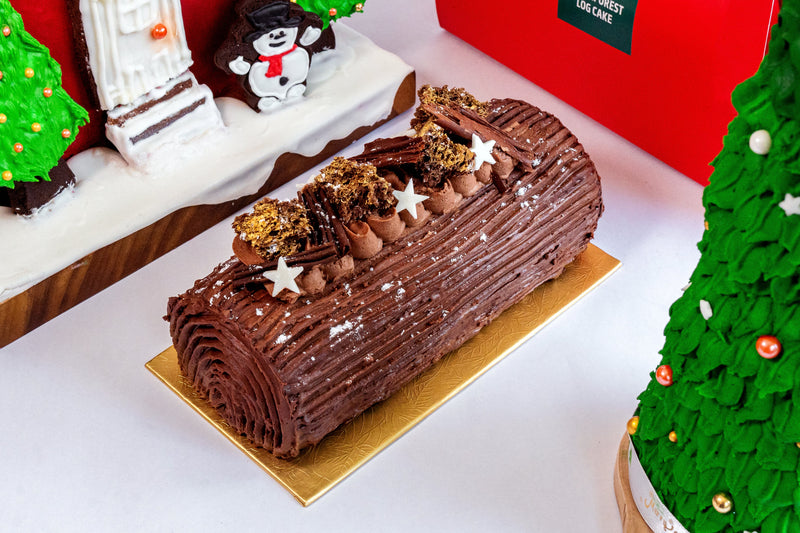 Christmas Special - Blackforest Log Cake