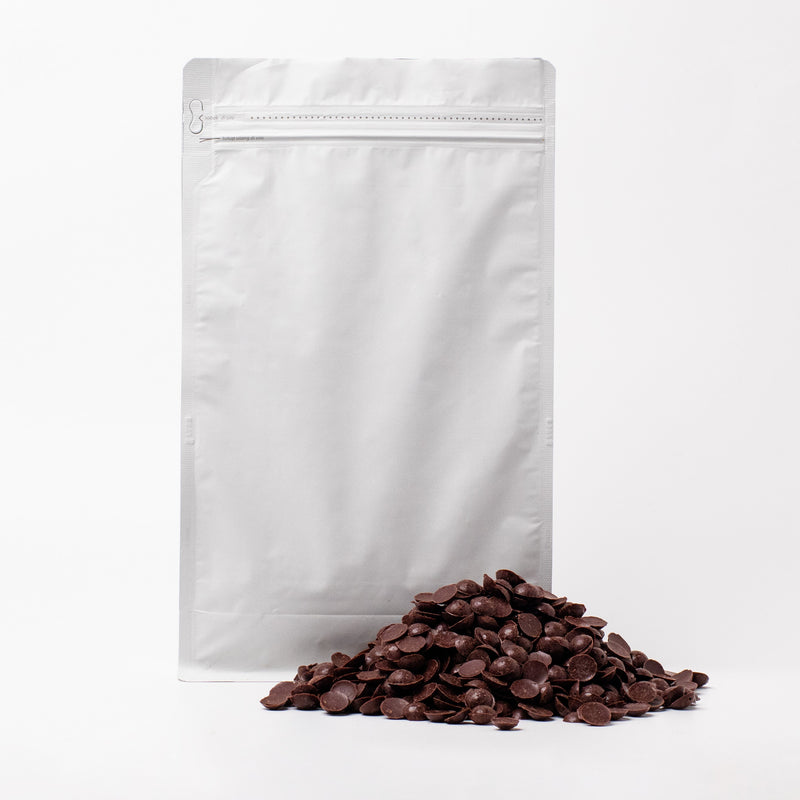 Krakakoa Chocolate Buttons, 100% Dark Chocolate